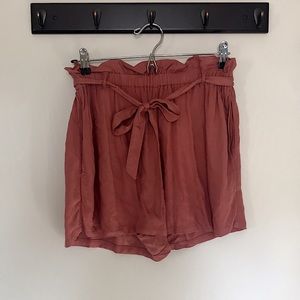 Hollister Paper Bag Shorts, Size Small